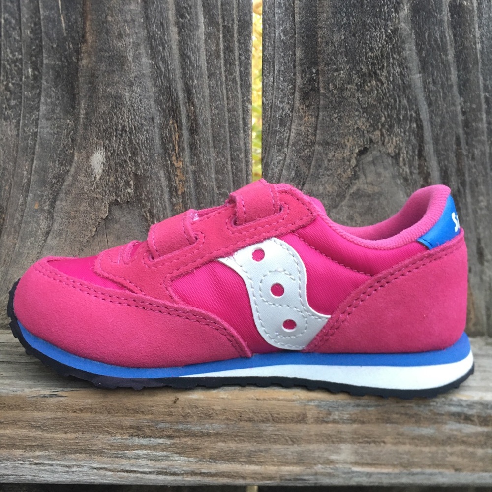 Saucony Toddler Girl shows Baby Jazz HL Magenta - Picture 4 of 11